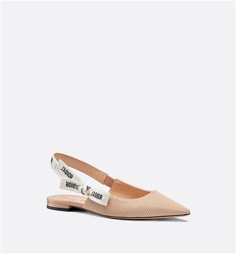 dior slingback ballerina flat